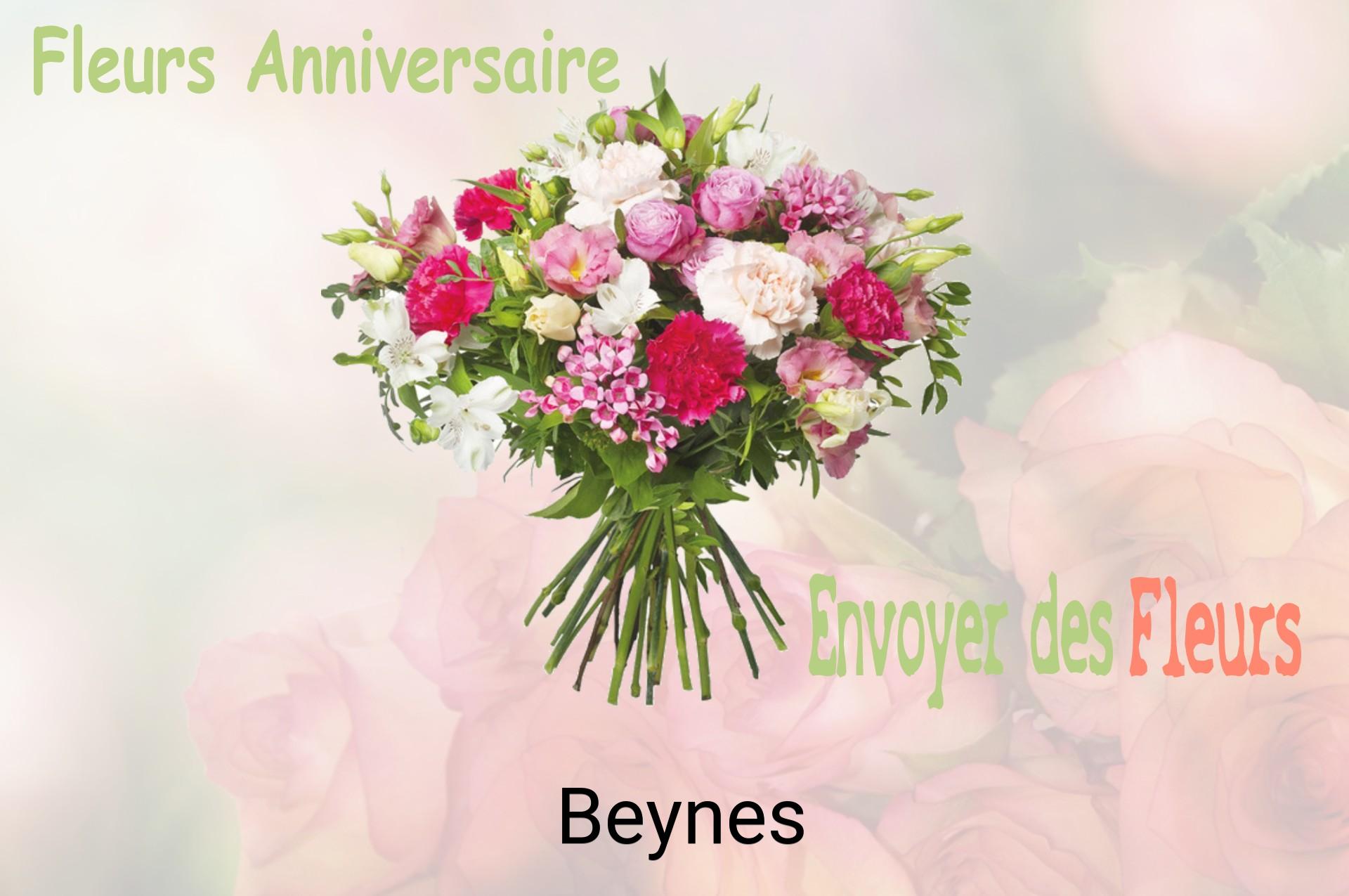 Bouquet de fleurs d’anniversaire livré à Beynes