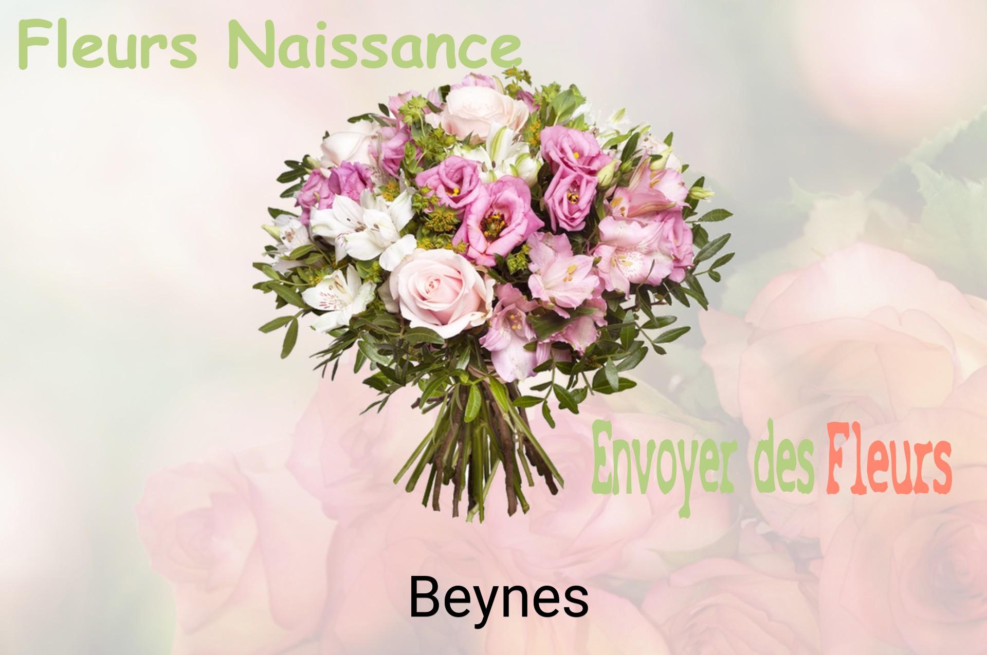 Bouquet de fleurs de naissance livré à Beynes